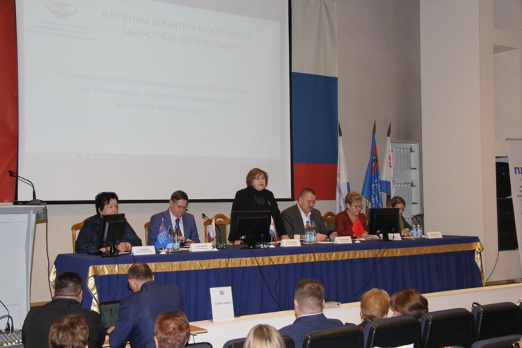 В Московской области региональная организация Профсоюза провела II Пленум Комитета Московской областной организации.